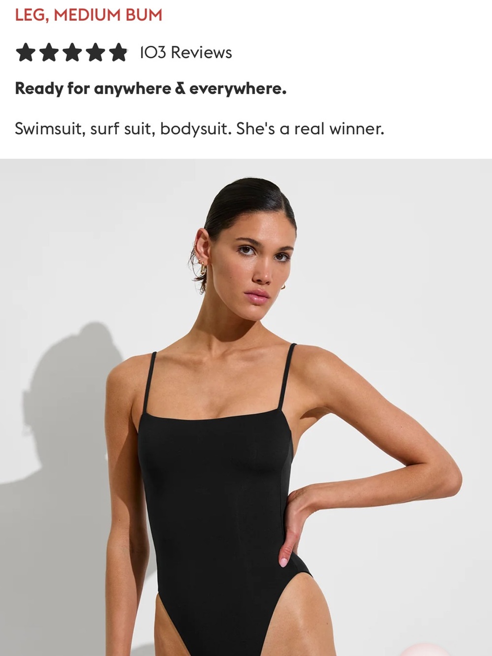 Left on Friday Retreat suit -one piece